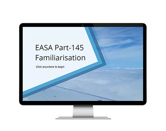 Part 145 familiarisation online aviation training eLearning course.