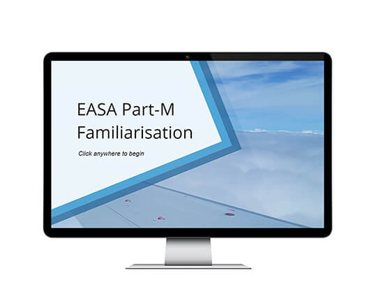 EASA Part M Familiarisation online aviation training course.