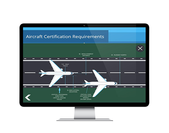 Narrow Runways online aviation training eLearning course.