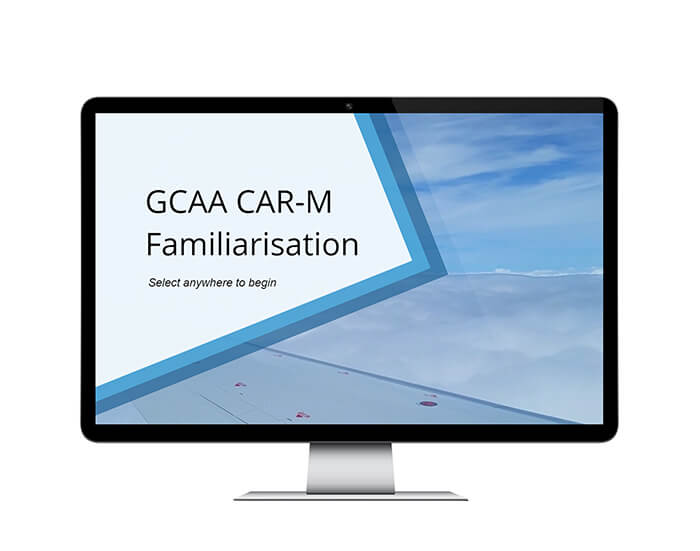 GCAA CAR M Familiarisation online aviation training course.