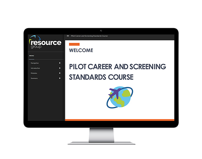 Pilot Career and Screening Standards Course (PCSS) online aviation training eLearning courses.